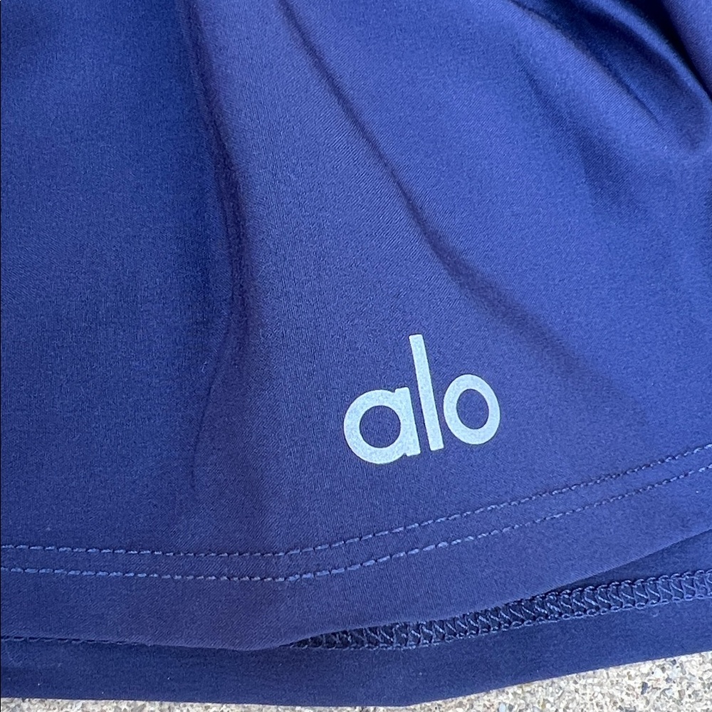 ALO Women's Blue Varsity Pleat Tennis Pickleball Golf Skort Size XS - Picture 3 of 7